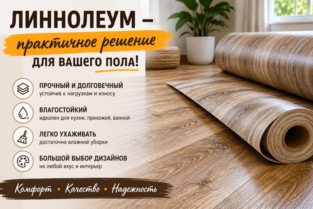 Строительство линолеум