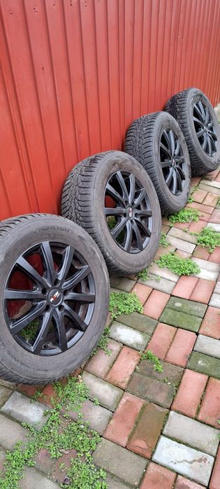 Jante aliaj r16 5×110 j65 et 40 + anvelope iarna nokia 215 60 16