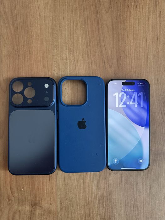 Продам айфон 15 про синий 256 гб