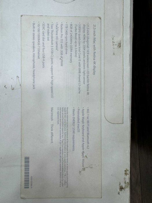 IMAC 21.5-inch 2017 4K