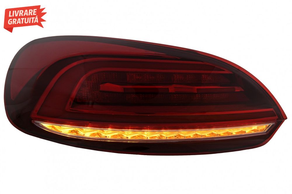 Stopuri LED VW Scirocco Hatchback 137 Mk3 (2008-2014) Rosu Semnal Dina