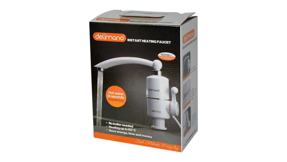 Нагревател за вода смесителна батерия проточен бойлер за плот чешма