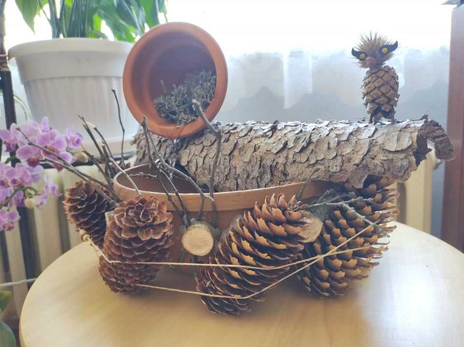 Фонтан - горски с бухал - НАМАЛЕН