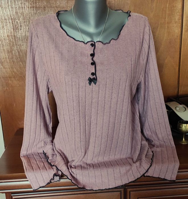 Луксозна, мека, лека дамска пижама, памук Нова 2-3ХЛ PLUS SIZE.