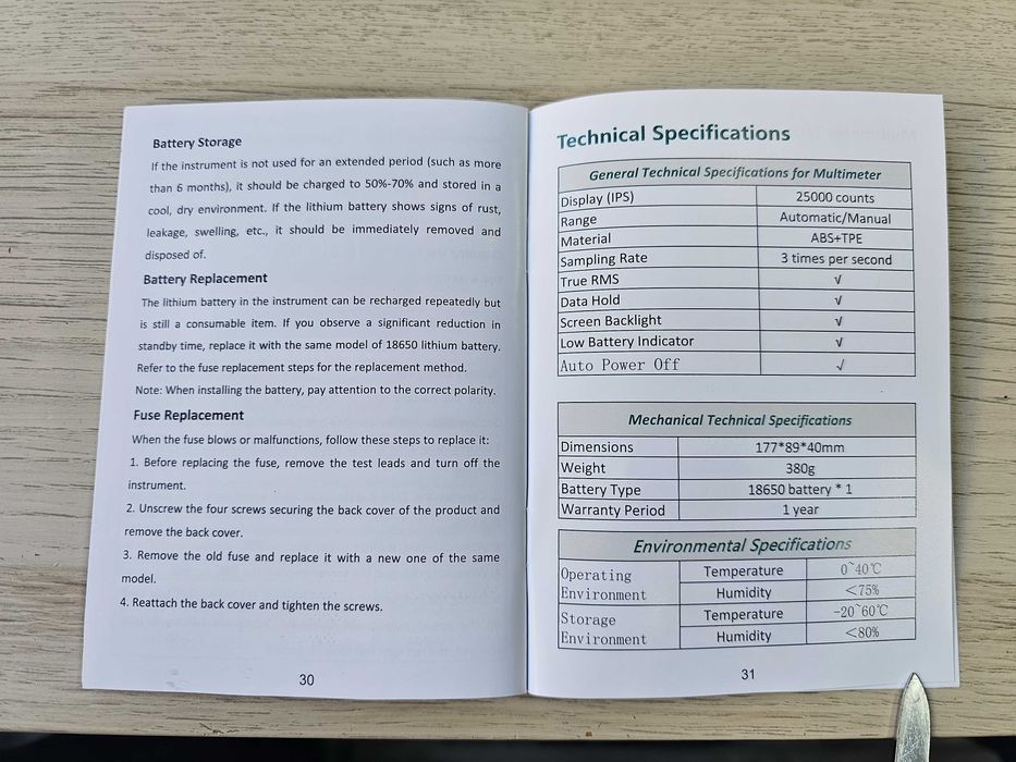 Двуканален цифров осцилоскоп мултицет и генератор на сигнали 2х50MHz