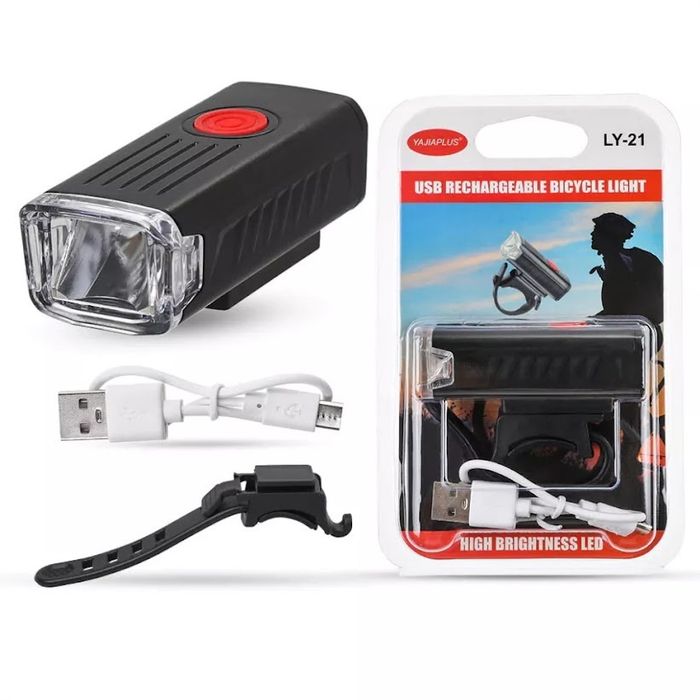 Lantera far bicicleta trotineta ghidon mtb cursiera USB 3 faze
