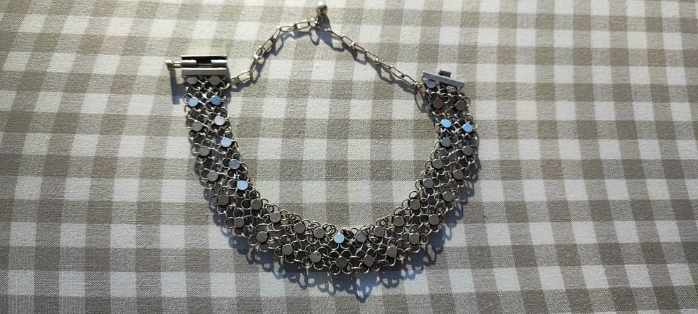 Ръчно Изработена Сребърна Гривна Филигран 17.18 гр./ проба 925