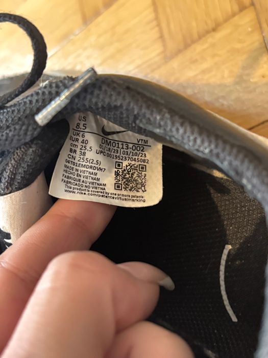 Кожени обувки Nike court vision alta