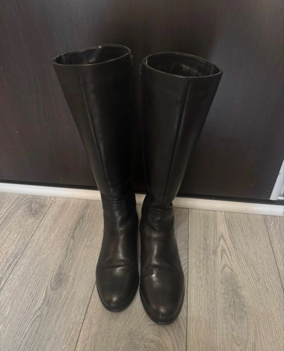 Cizme negre piele naturala