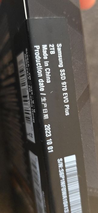 SSD M.2 Samsung 970 Evo Plus 2Tb M2 Pcie 2280 NVMe Nou