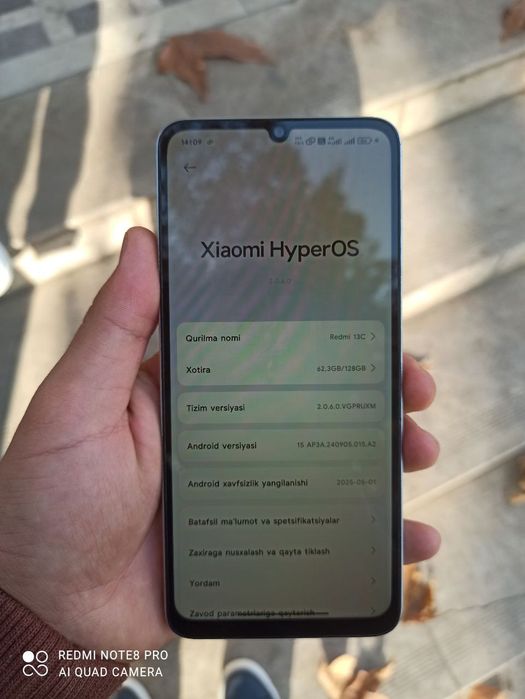 Redmi 13 C  yaxshi ishlatilgan