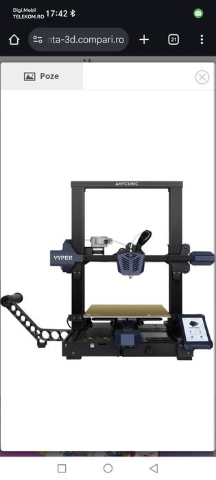 Anycubic vyper schimb cu bambu lab a1 mini