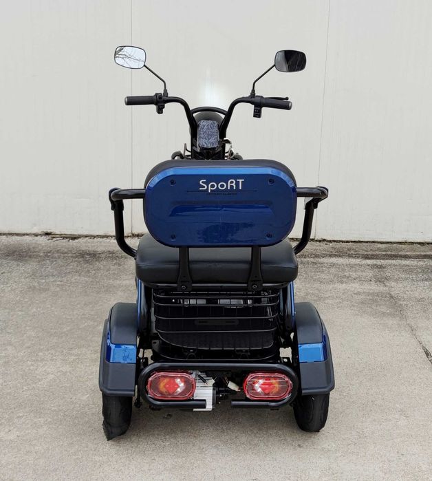 НА ИЗПЛАЩАНЕ Електрическа триколка  EcoWay М19X син цвят