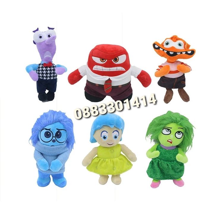 Отвътре навън Плюшени играчки Inside out