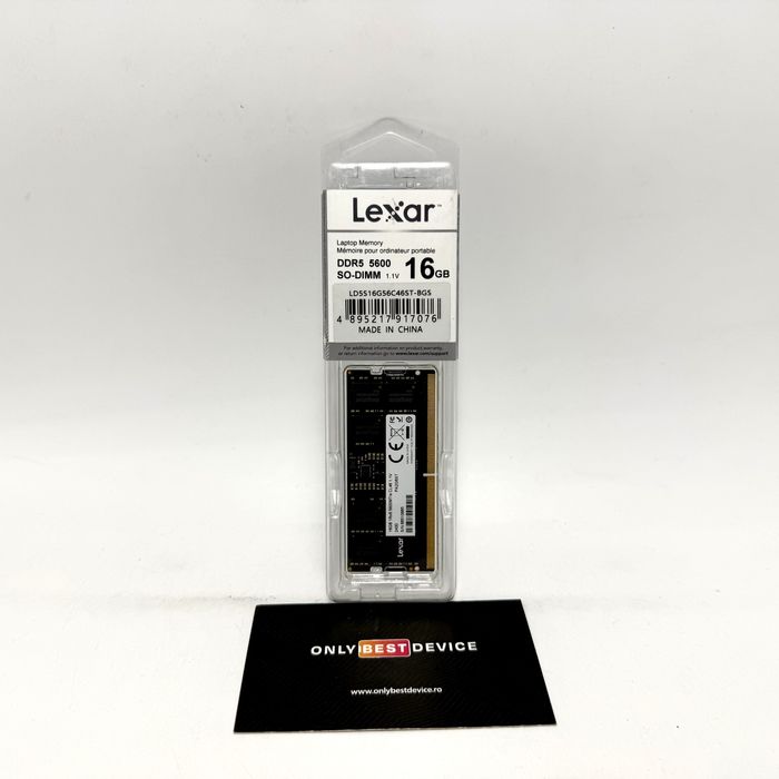 Memorie RAM Lexar 16GB DDR5 5600MHz CL46