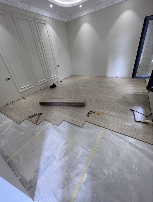 Laminat Tarket Plintus o'rnatish