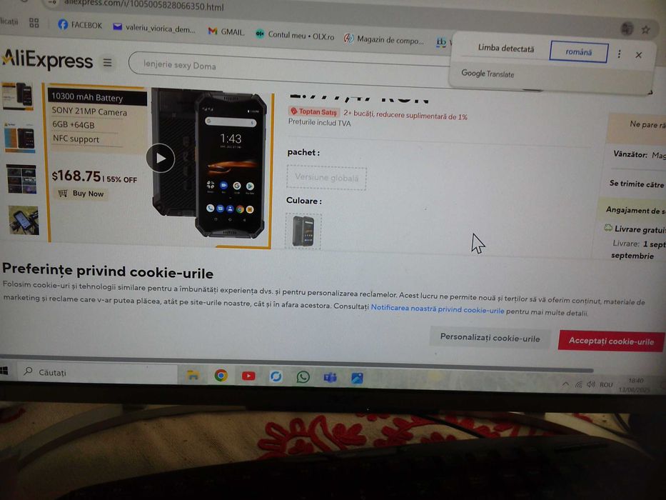 Telafon Mobil ULEFONE ARMOR3W.