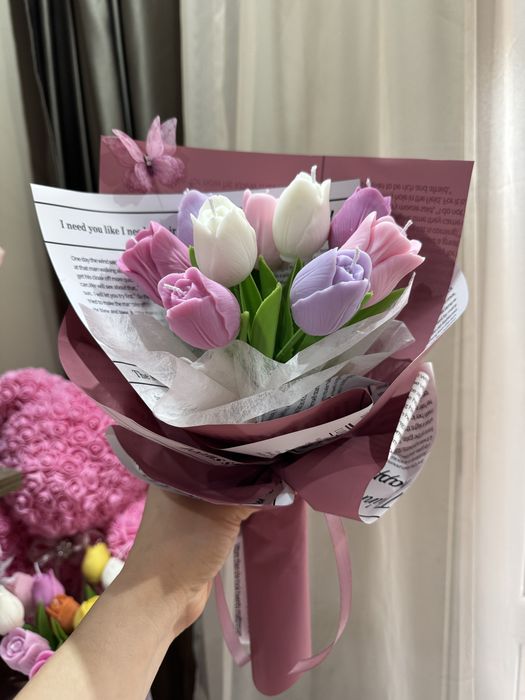 Ароматни натурални свещи и вечни букети за всеки повод