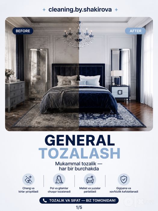 Proffesional cleaning xizmati
