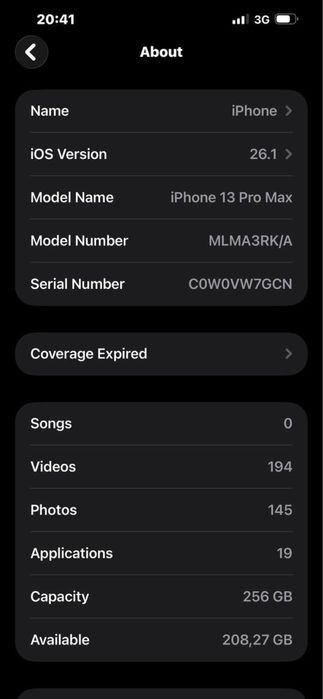 iPhone 13 Pro Max 256