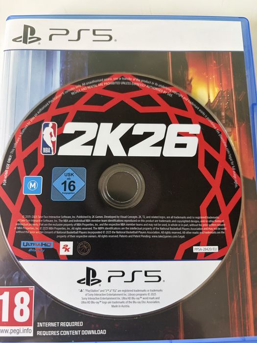 NBA 2K26 ps5 fara case