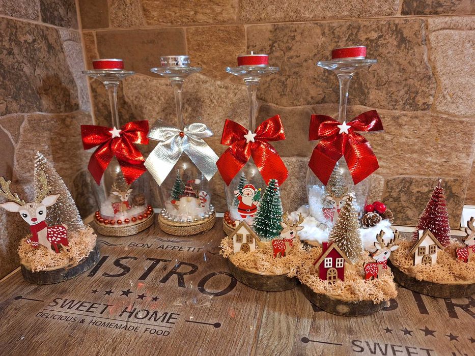 Коледни украси- ръчно направени