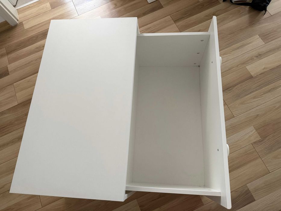 Ikea Bancă cu depozitare jucării, alb/alb, 90x52x48 cm CONSTANTA