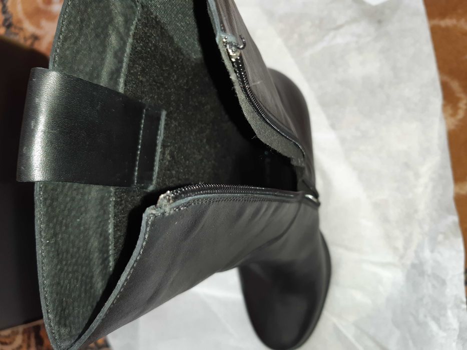 Botine Fabio Lenzi, noi, mar. 36, piele