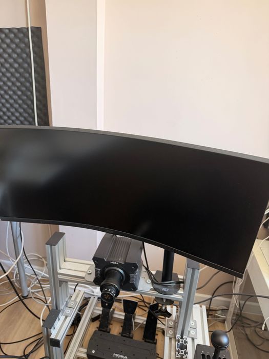 MOZA Direct Drive Racing Simulator комплект, 2 волана, шифтър, ръчна, педали, 34" curved монитор