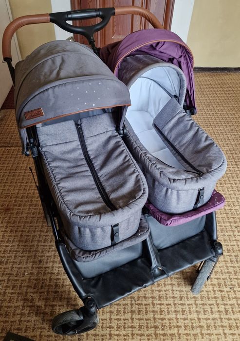 Детска бебешка количка за близнаци Чиполино