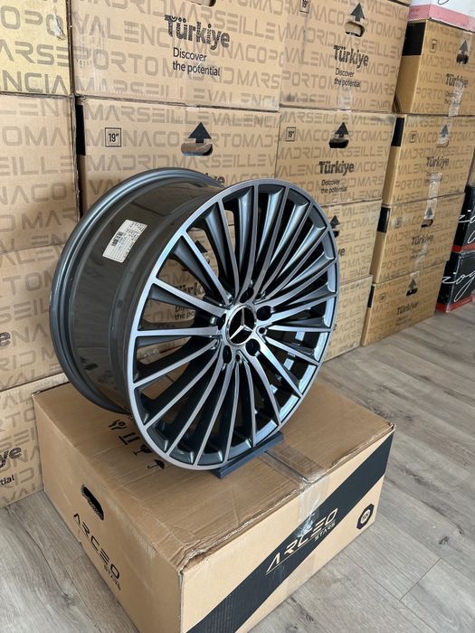 Jante EMR Wheels R17 Noi Mercedes Stil S500 Turbine Multispoke A B C E CLA CLS GLA GLB GLC GLK W176 W177 W204 W205 W212 W213