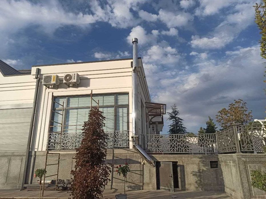 Дымоход для котлов  изготовления + монтаж