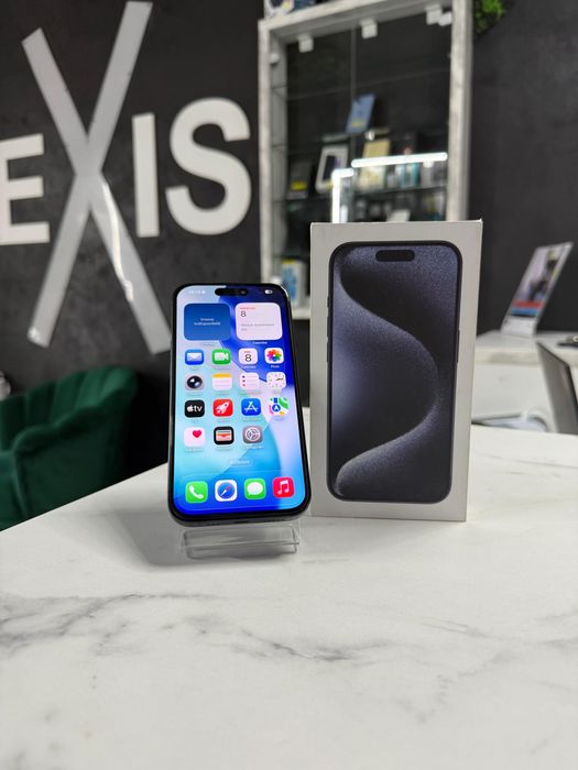 Magazin Telefoane / iPhone 15 Pro 1TB Blue Titanium/ Garantie