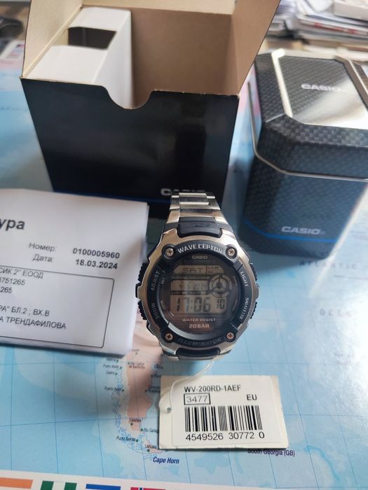 Casio WV-200RD и Citizen cc3035-50e