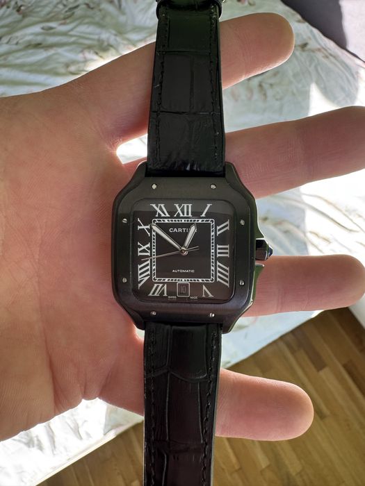 Cartier Santos Black
