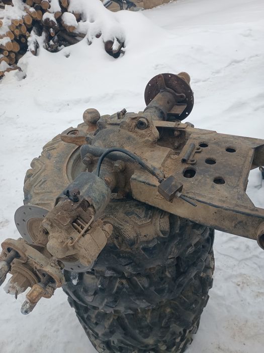 Roți ATV lihai+ punte spate completa.