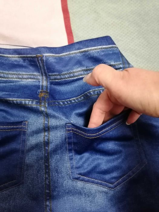 Colanți model blug cu buzunare