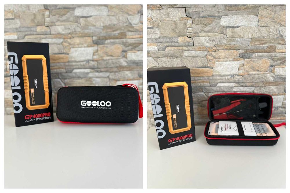 Професионален авариен стартер Gooloo GP4000 Pro 4000A/26800 mAh - НОВ