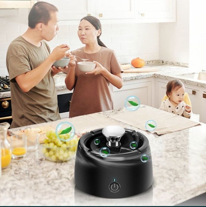 Умная смарт пепельница для удаления дыма в салоне автомобиля и дома