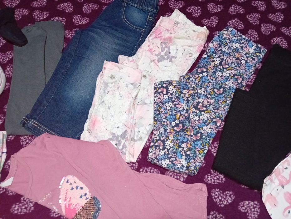 Дрехи за момиче, размер 122 см.