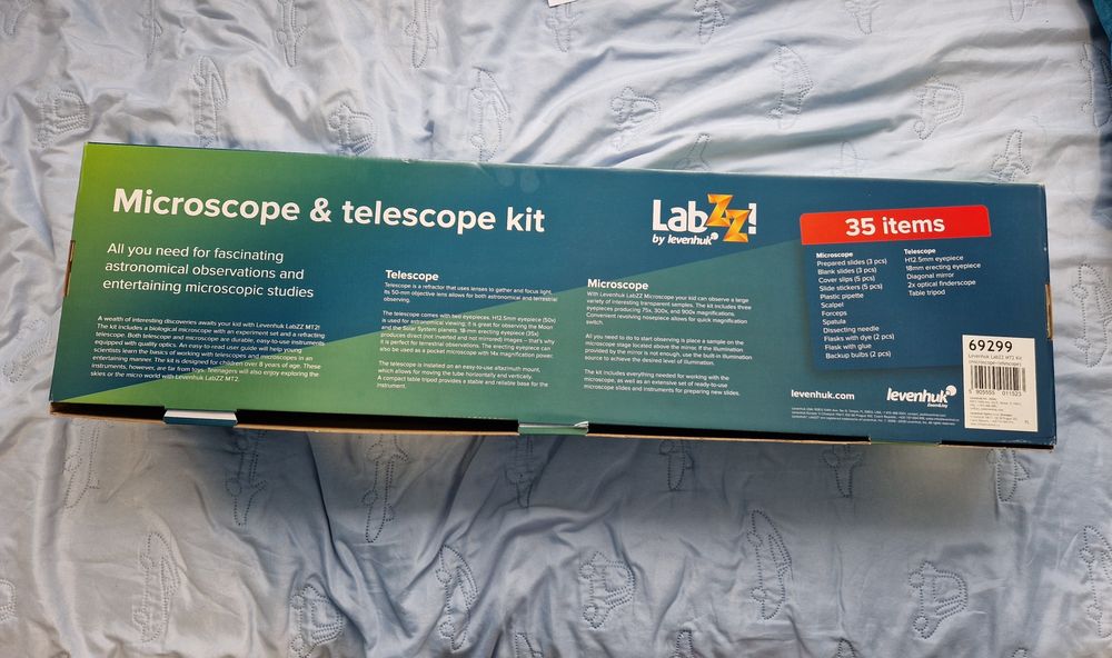 Комплект микроскоп и телескоп Levenhuk LabZZ MT2
