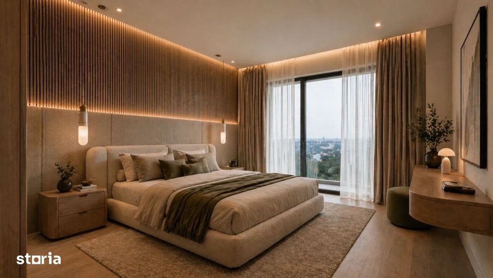 Apartament cu 2 camere, bucatarie open-space, Metrou Berceni, 61mp, Et