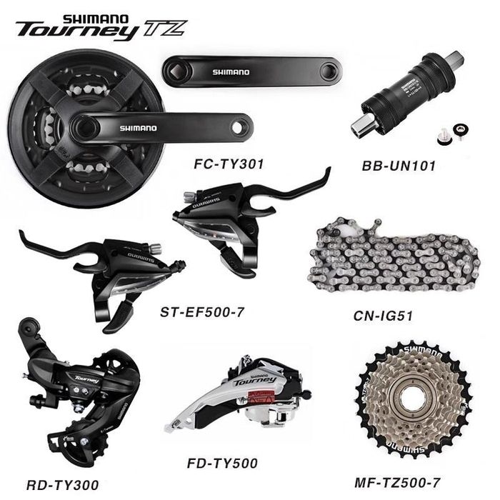 Задний переключатель Shimano Tourney Tx800 7 скоростей