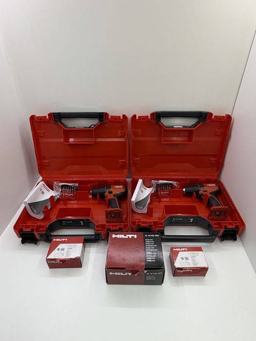 Set 2× Șurubelniță / Mașină de înșurubat HILTI SF 2-A12 – 12V Noi