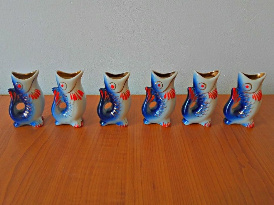 2 Seturi/ modele cesti-peşte,vechi tuica-ptr colectionari