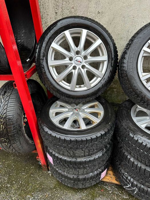 Set jante aliaj R16 ford 5x108 cu anvelope iarna dunlop 205/55r16 2023