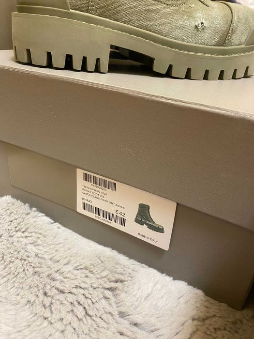 Balenciaga Strike Boots Green