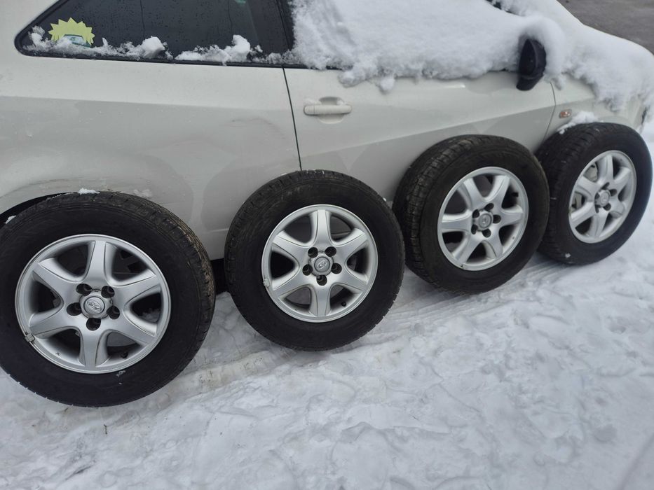 4 алуминиеви джанти 16", 5X114,3 за Hyundai с гуми 235/60R16