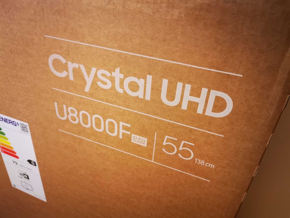 Телевизор Samsung 55 Crystal UHD - нов с 2 год. гаранция