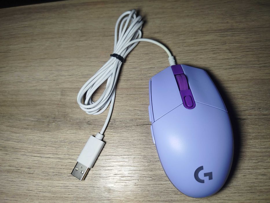 Мишка Logitech G102 Lightsync лилава